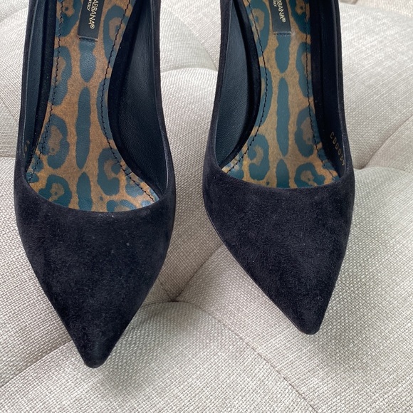 Dolce & Gabbana Black Kate Leopard Heels - Picture 9 of 9